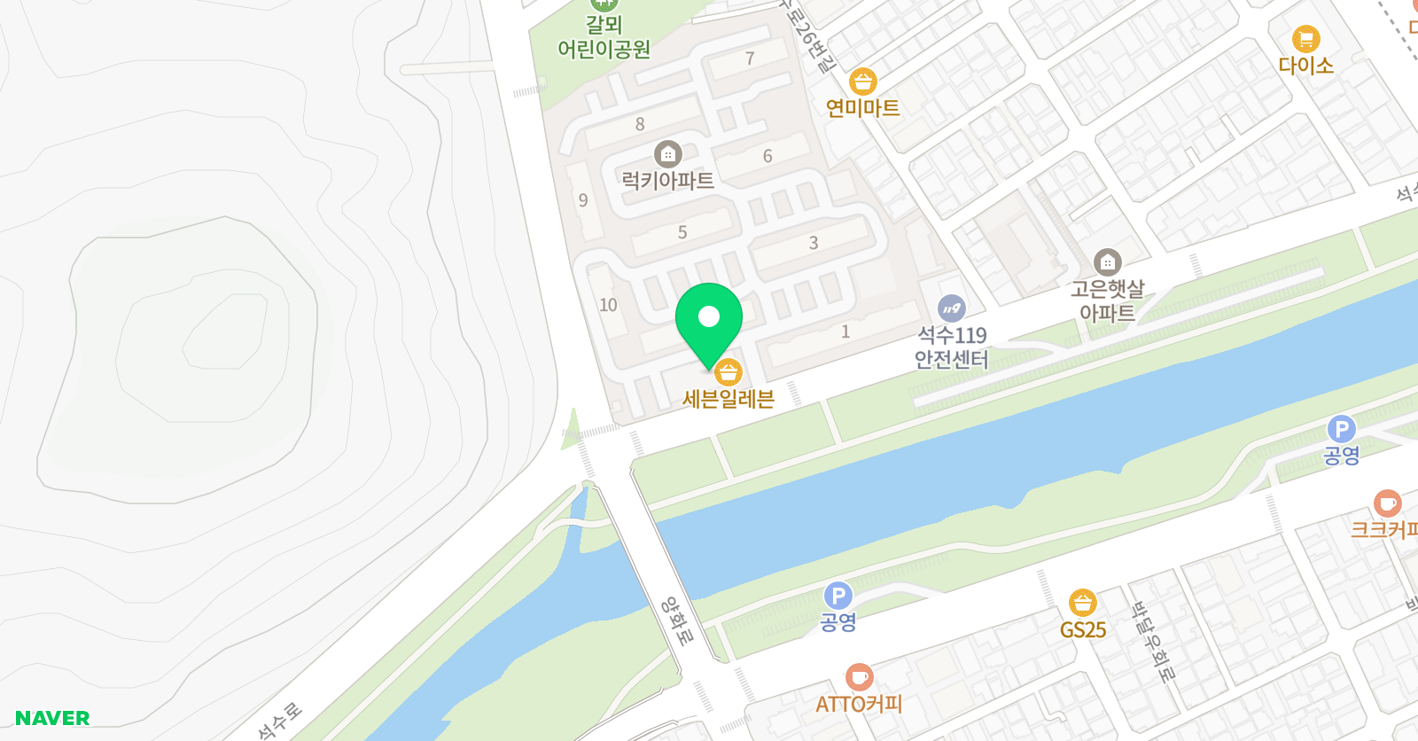 럭키 음악학원 위치
