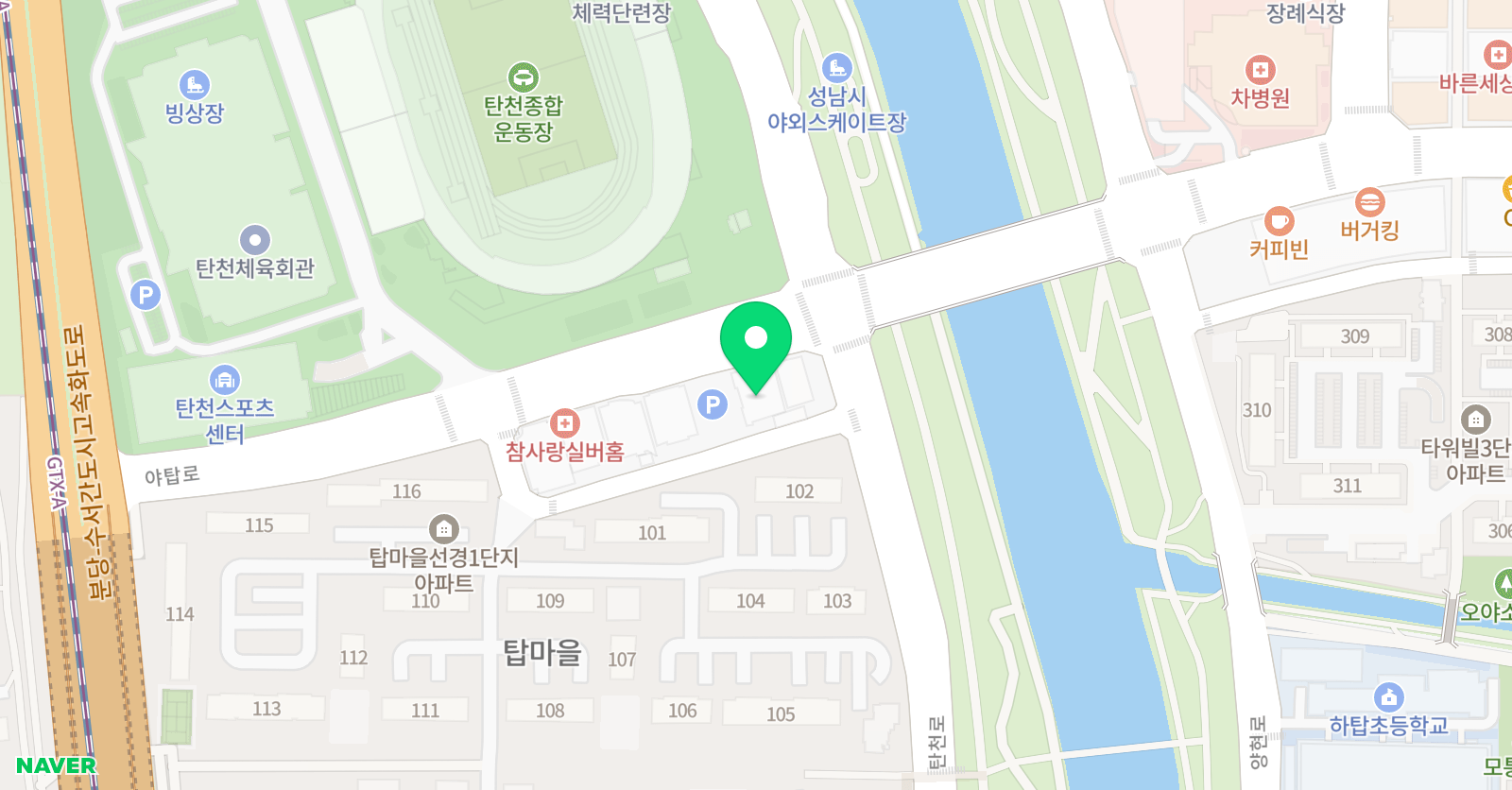 키즈윈 스포츠클럽 위치