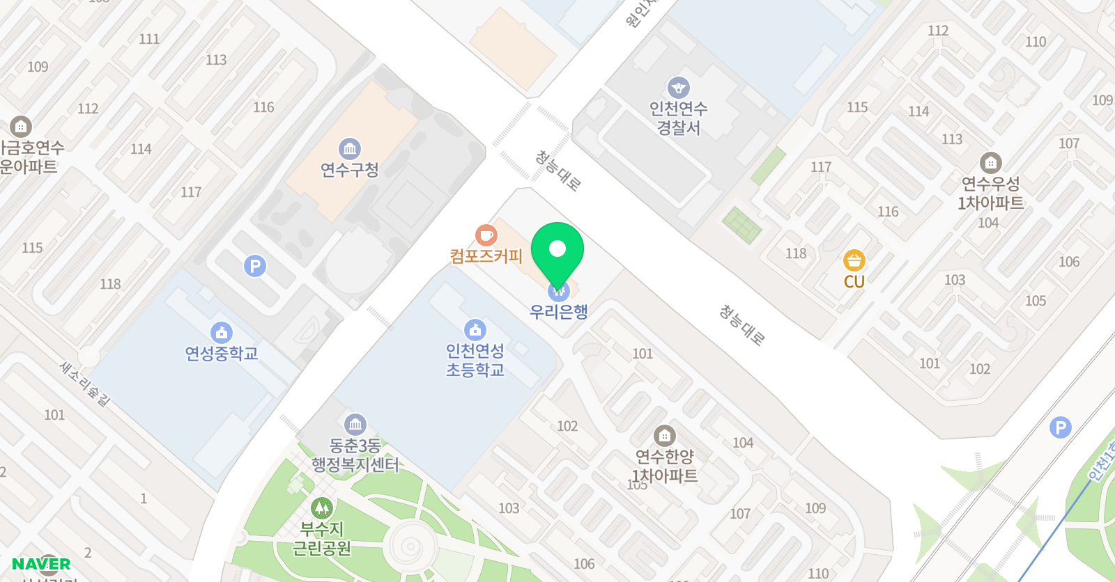 퍼펙트 영수학원 위치