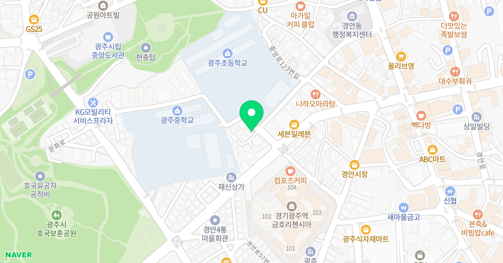 분도 태권도장 위치