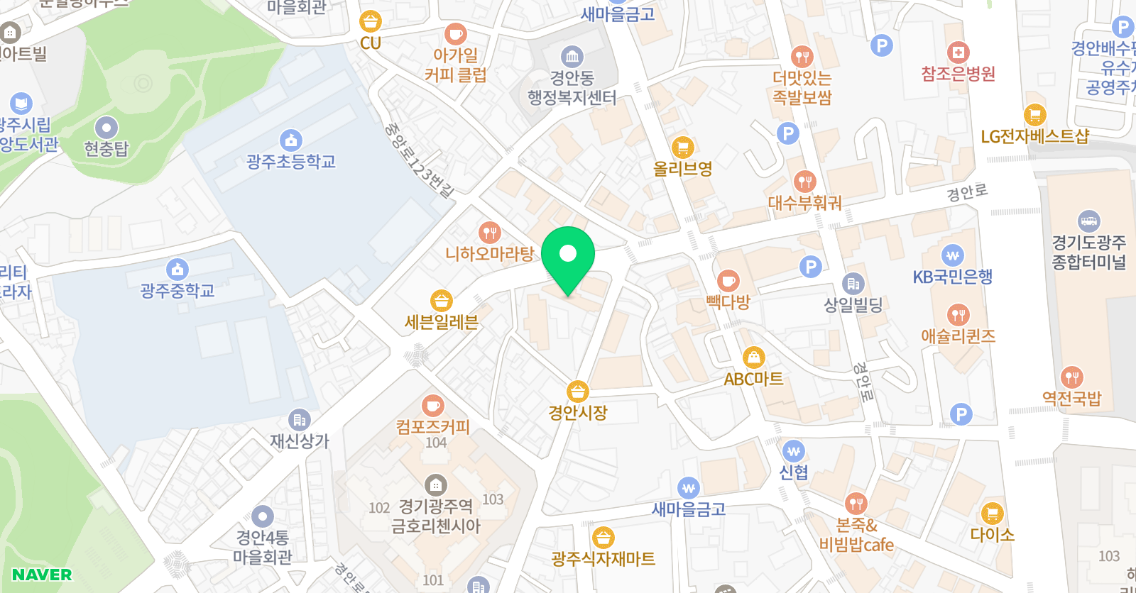 YBM잉글루 용인수지 위치
