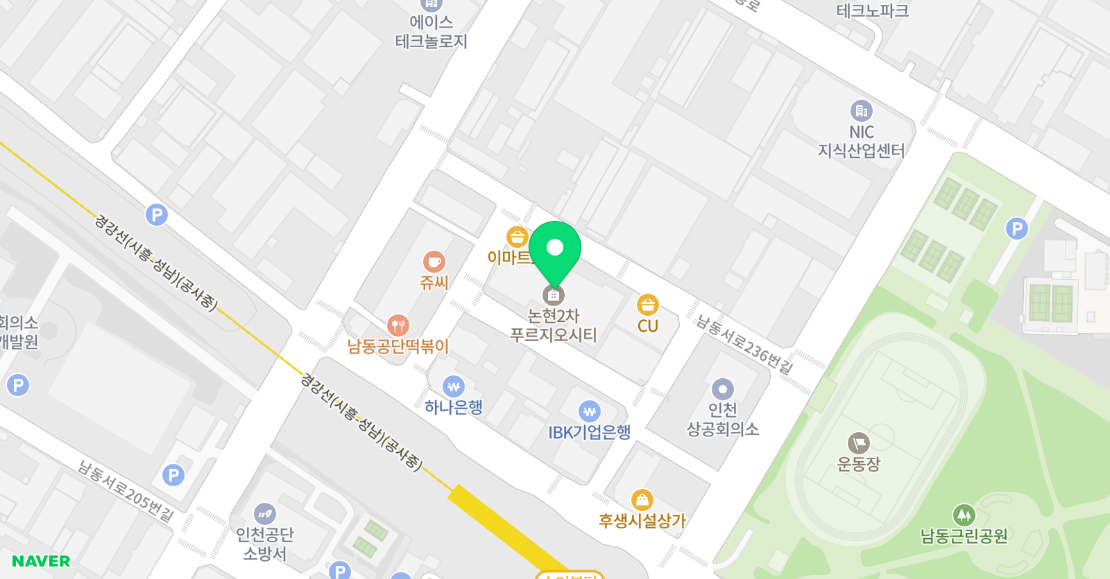 빛나리바둑교실 위치