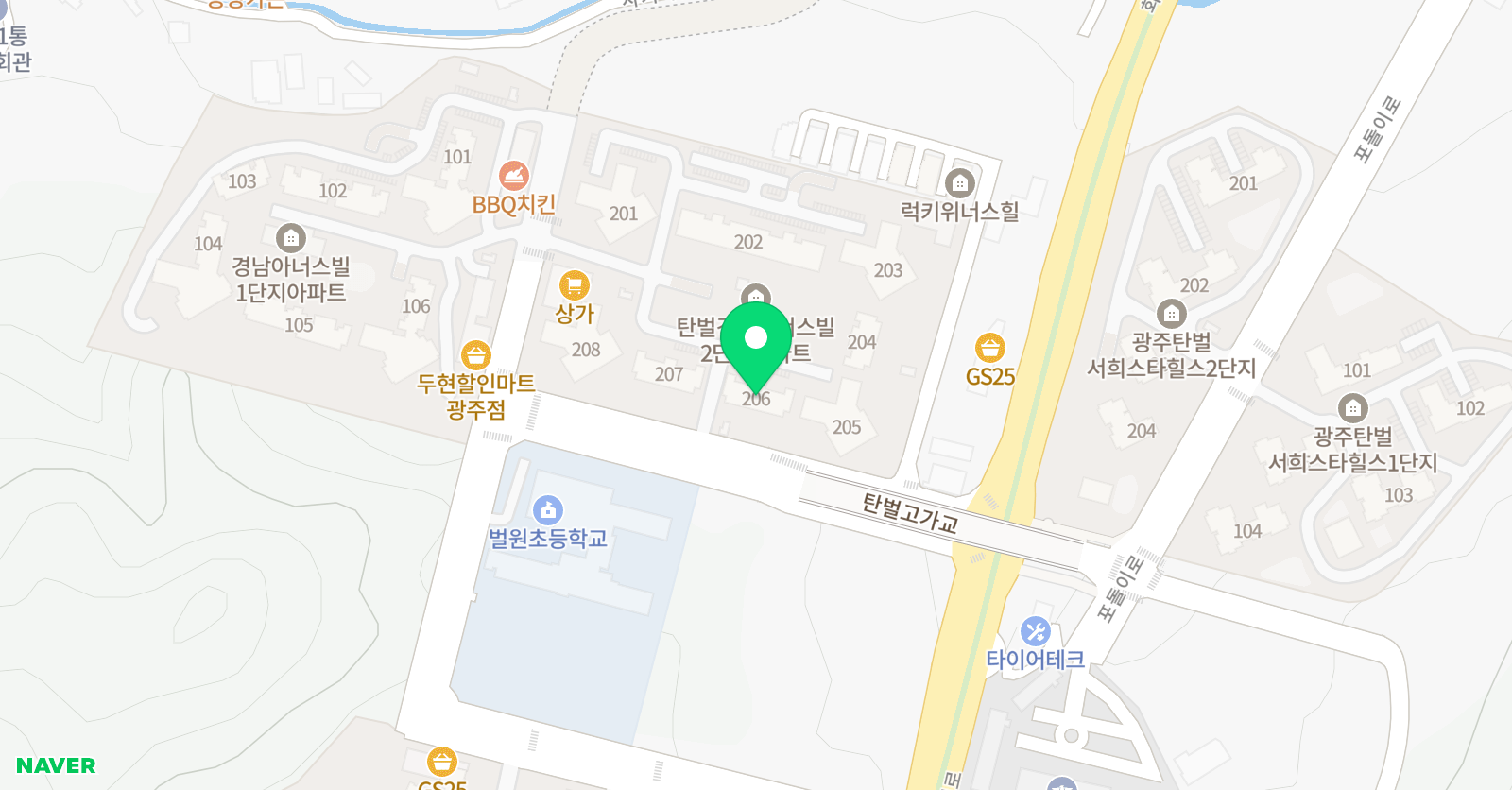 스마트해법 수학 벌원초교점 위치