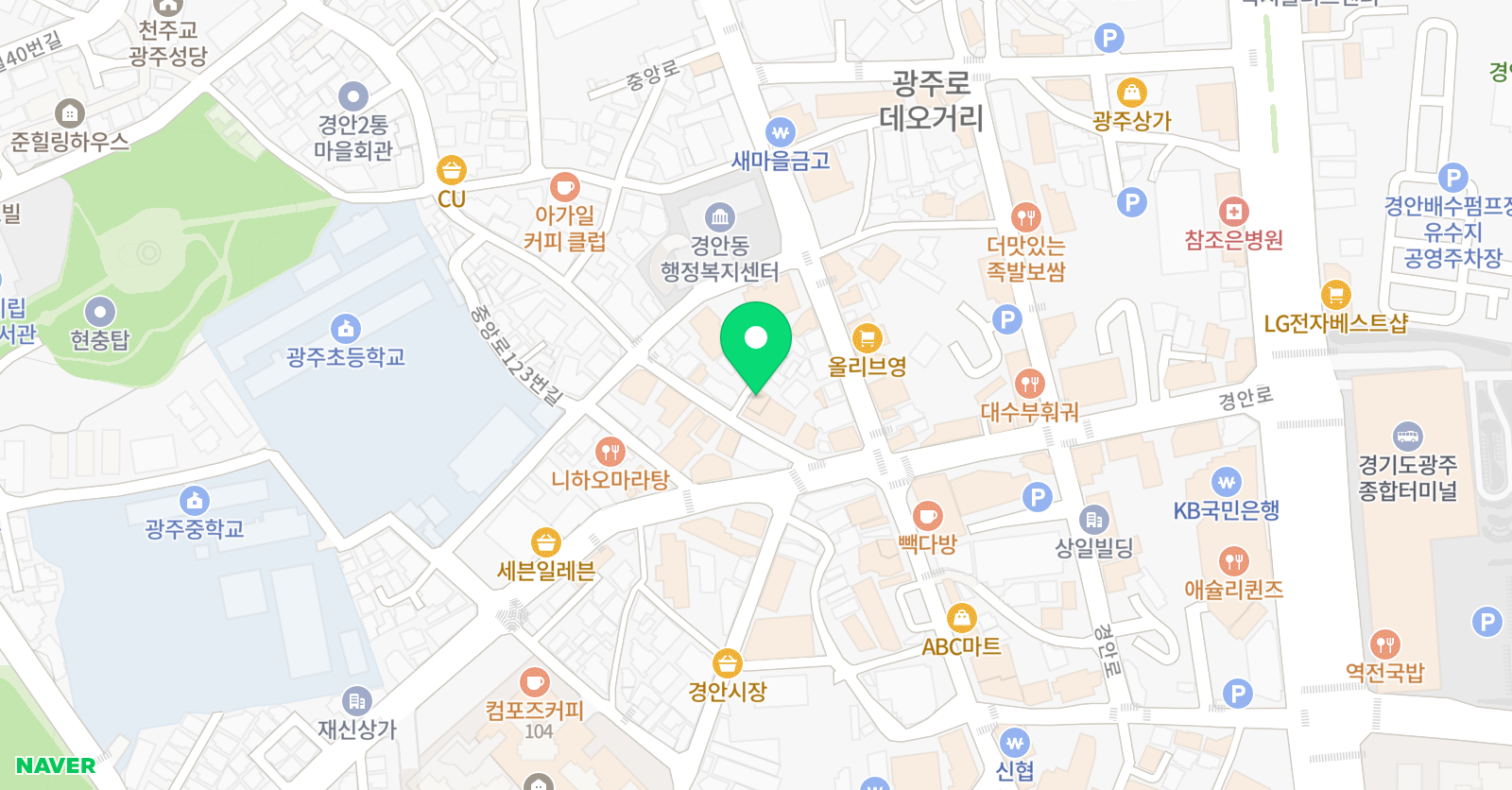 스피릿댄스스튜디오 위치