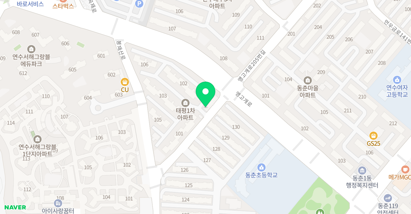 YM 수학교습소 위치
