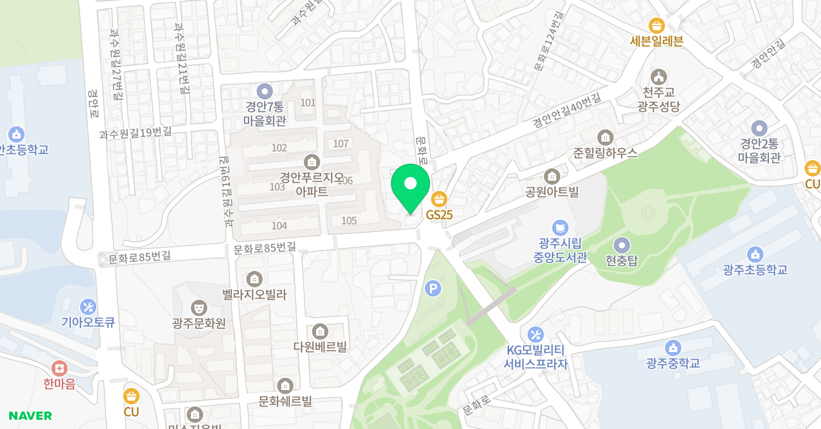 수학의봄 학원 위치