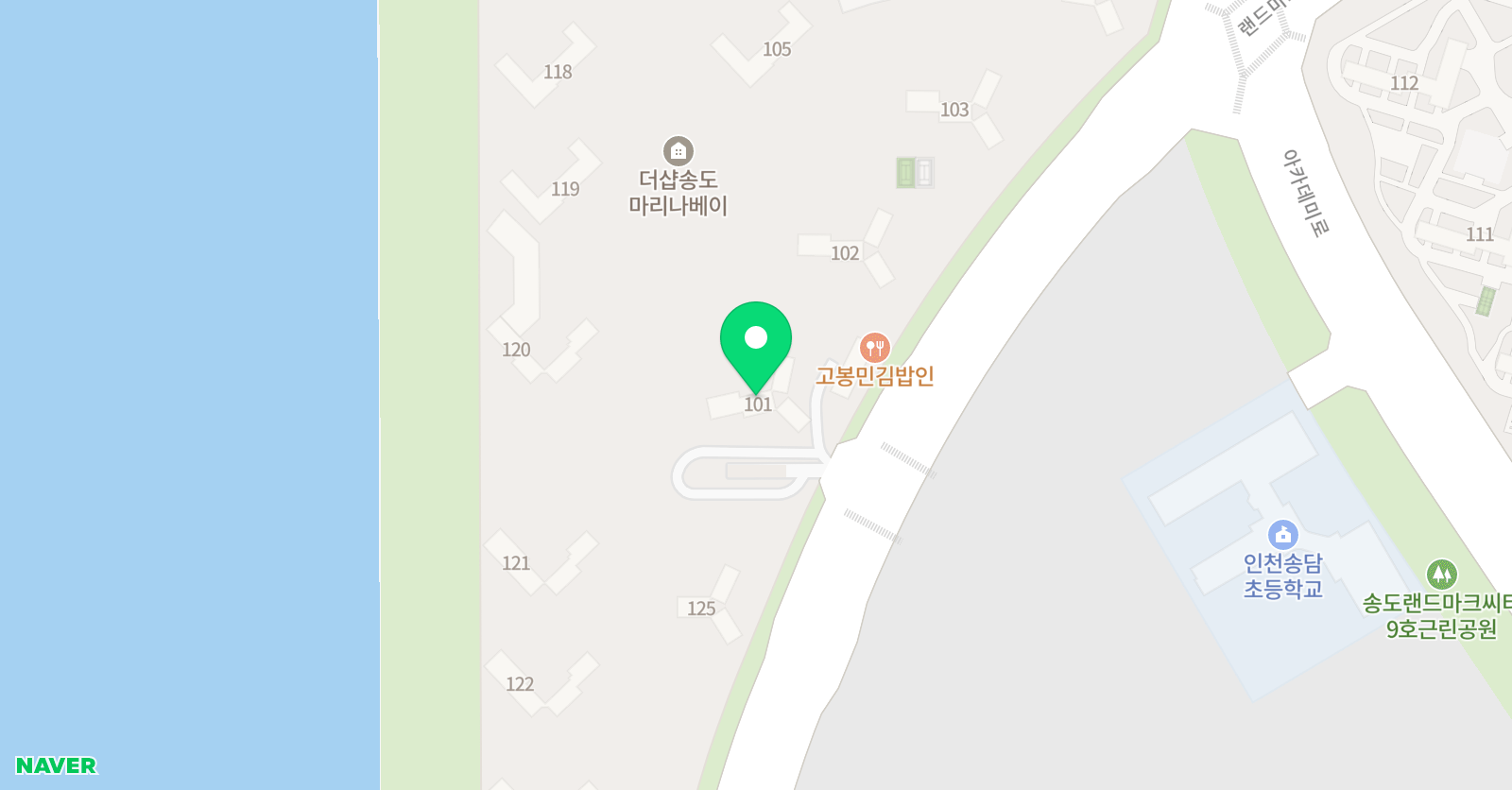 기탄사고력교실 송도마리나베이점 위치