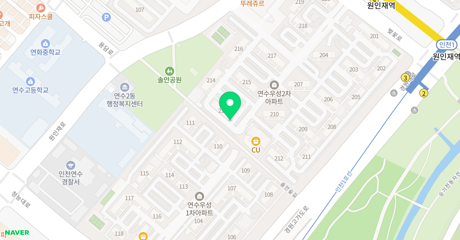 몬스터매스 수학 연수우성분원 학원 위치
