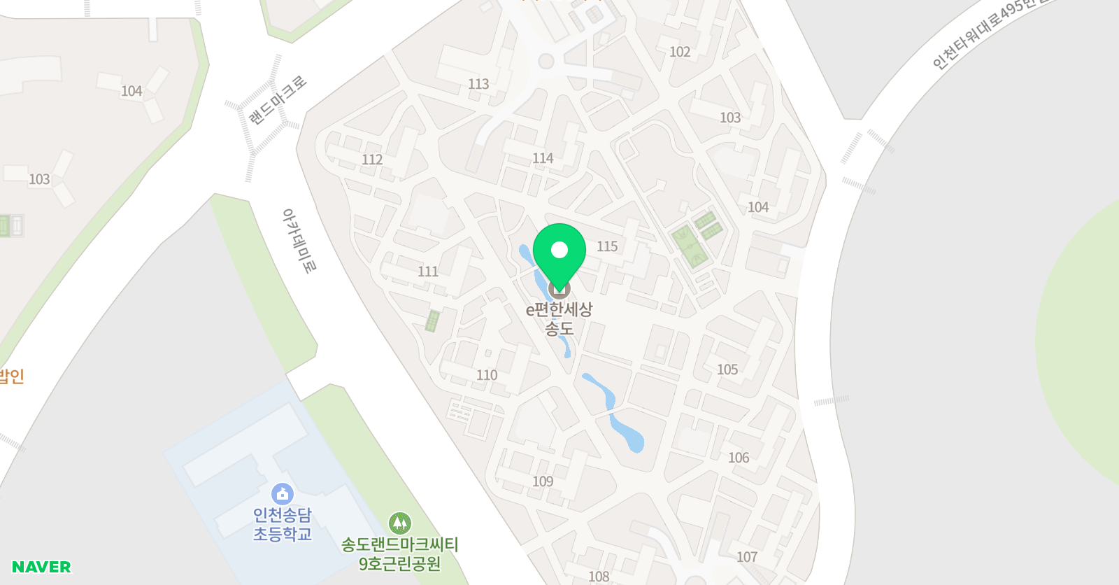꿈을키우는 영재수학 위치