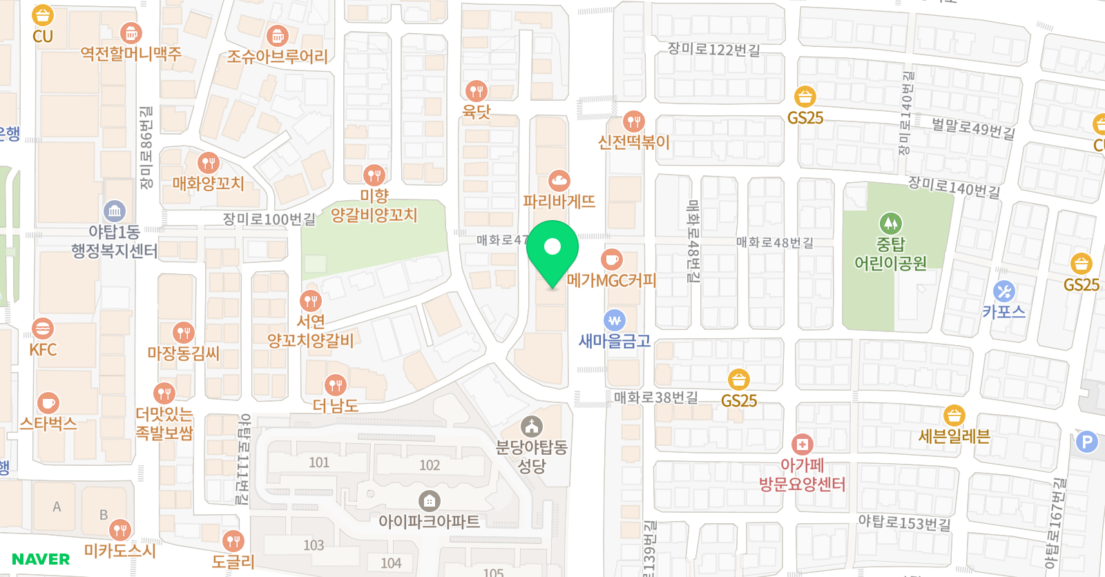 풋볼메카 주니어 스포츠클럽 위치