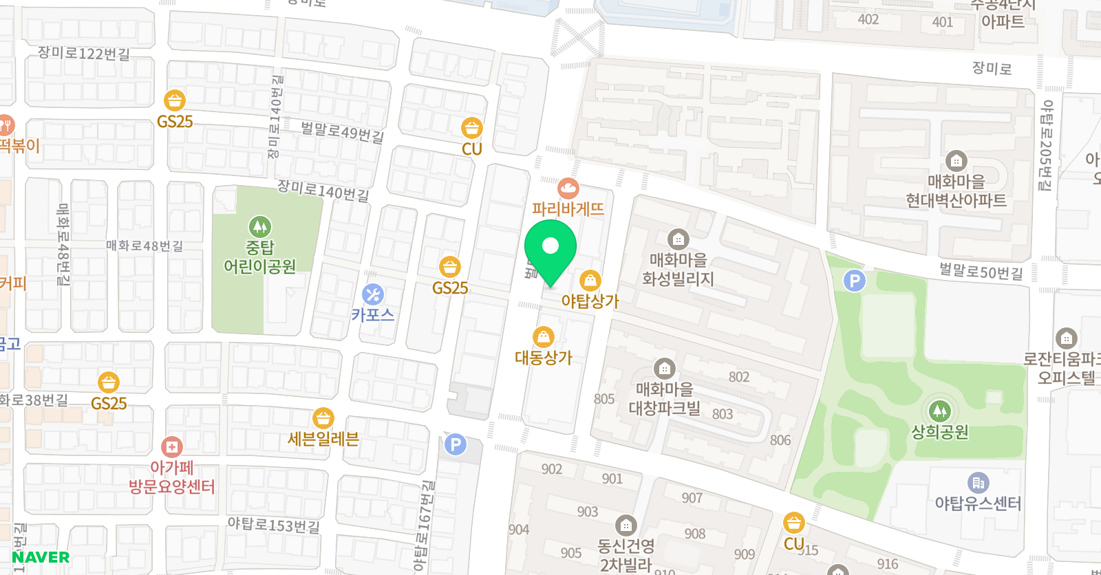 소리퐁 피아노음악학원 위치