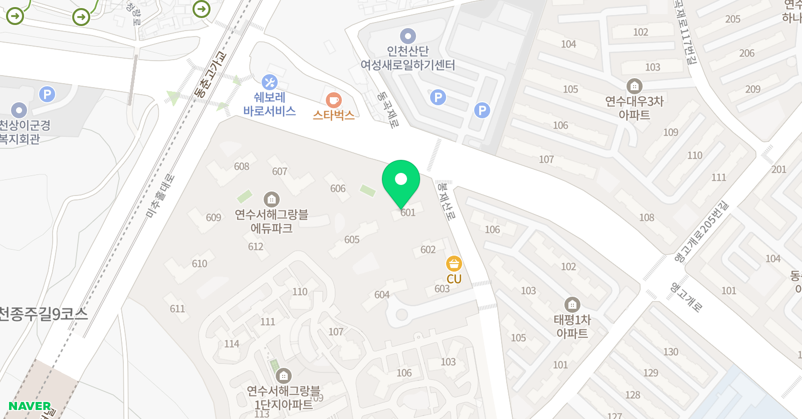 서강 영어학원 위치