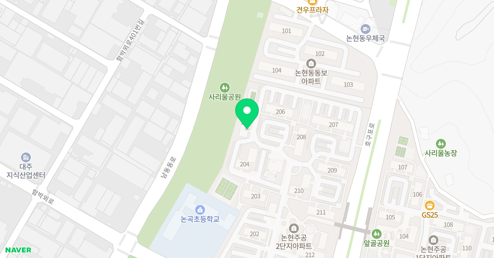 뮤엠 영어 논현논곡NEST 위치