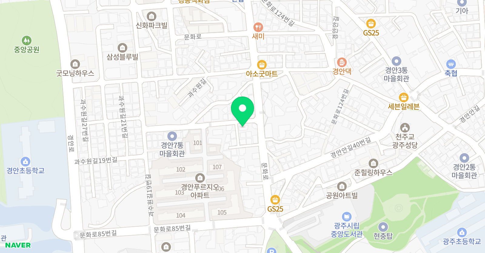 화니 피아노교습소 위치