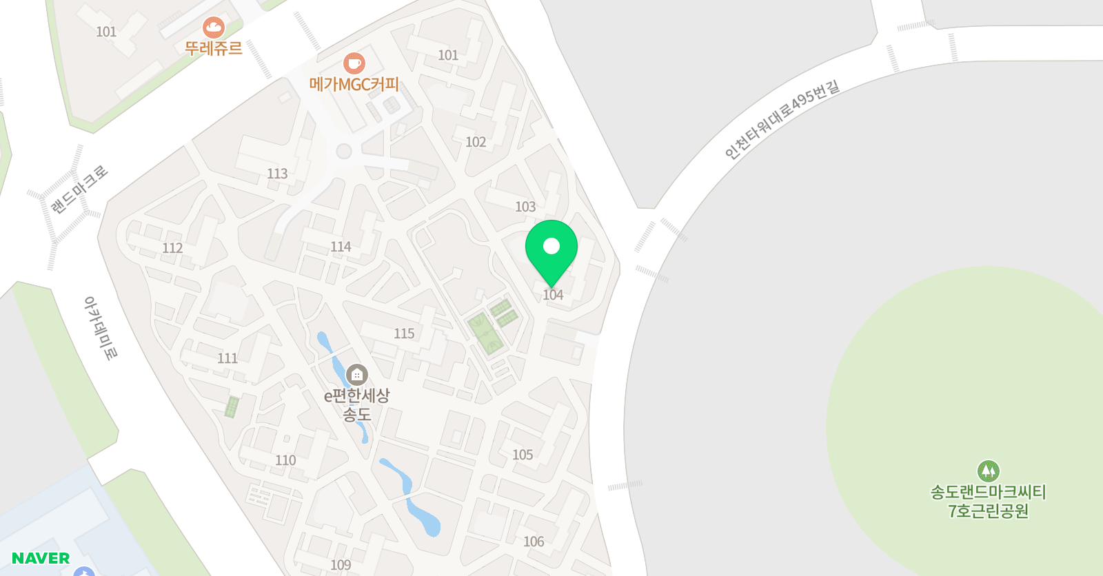 앨리 영어 위치