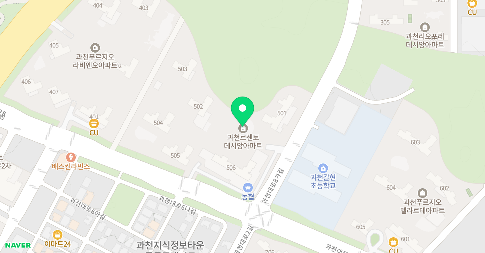 링키영어 과천르센토데시앙점 위치