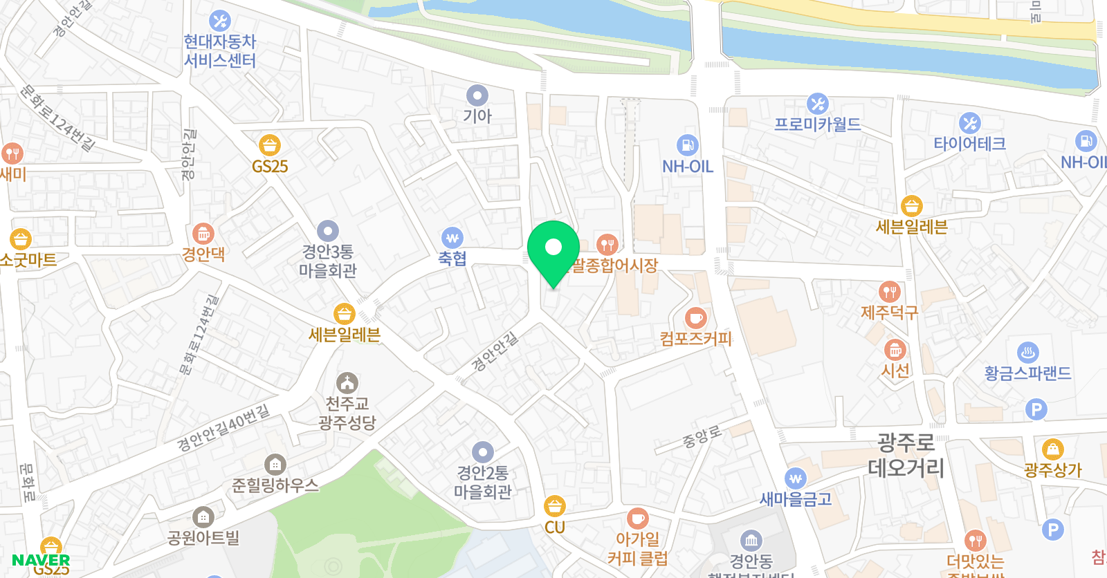 경기광주 하늘누리 무용학원 위치