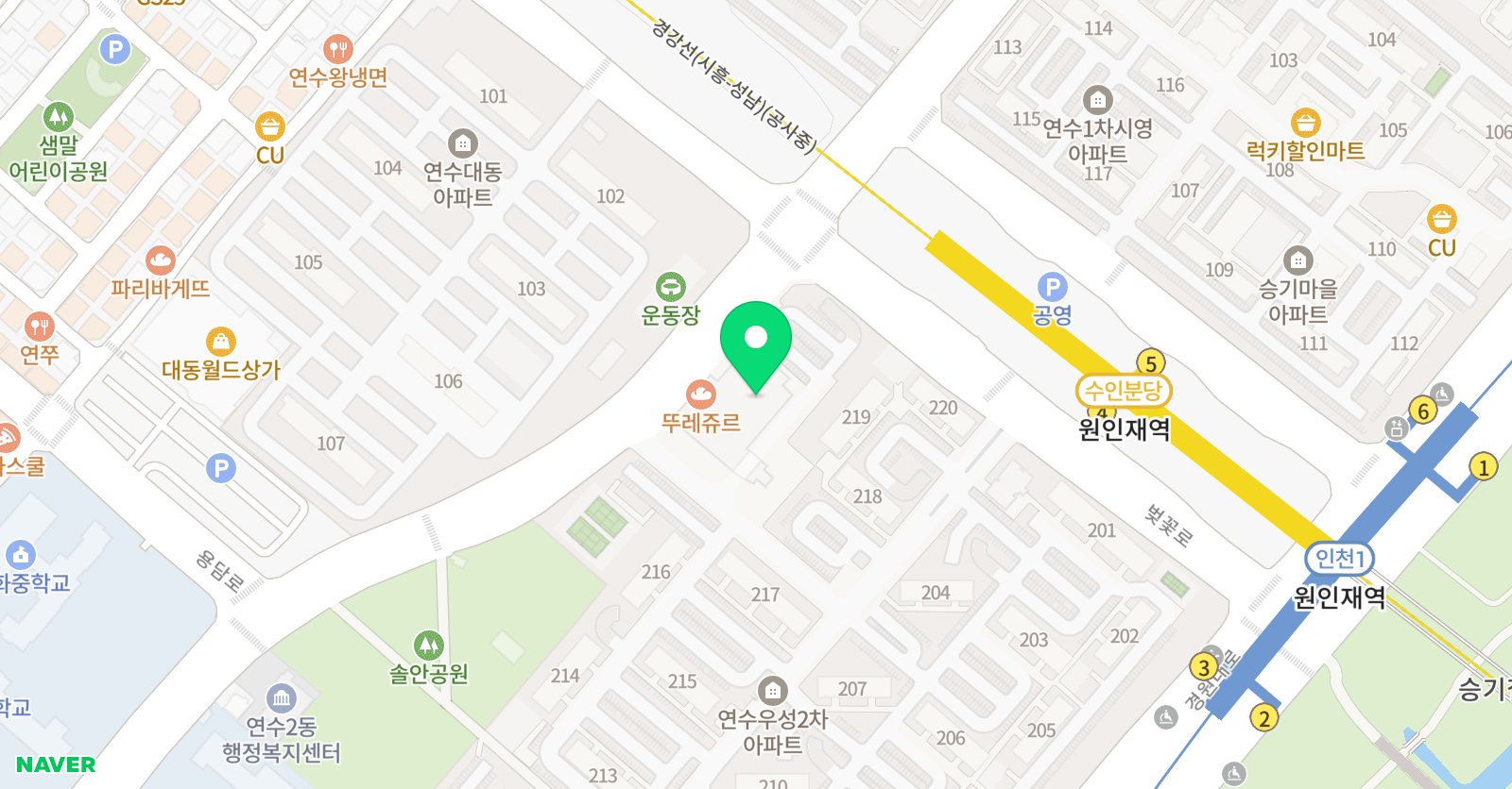 중대 음악학원 위치