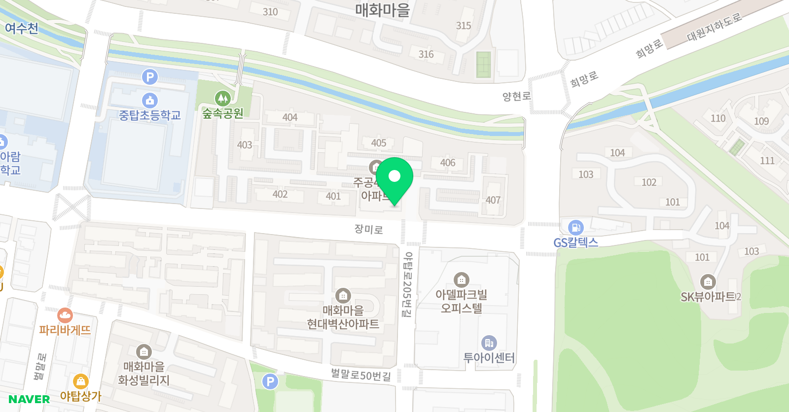 야탑 이화 미술교습소 위치