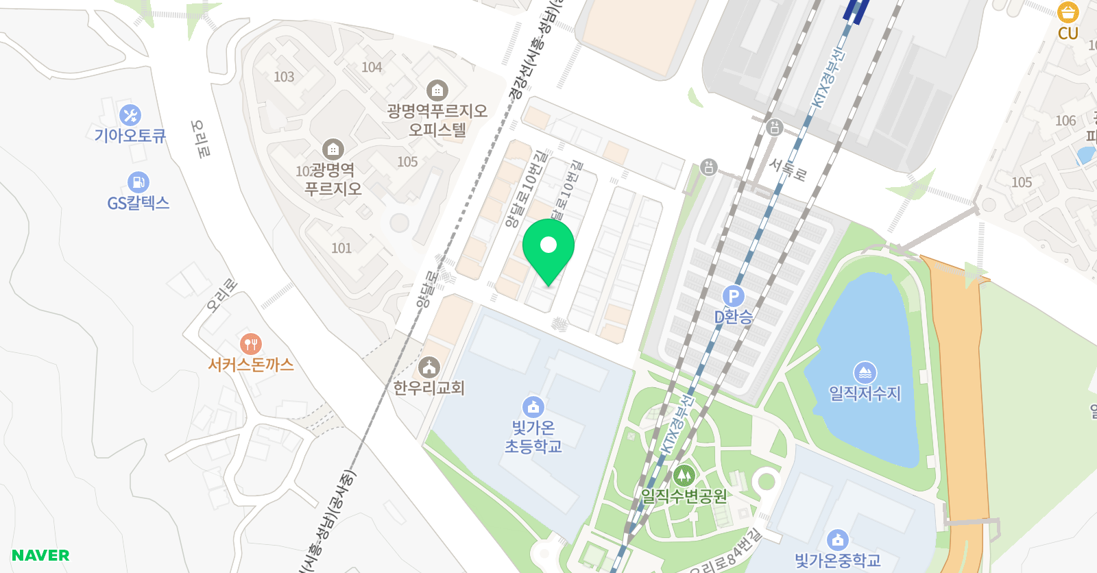 공감 수학학원 위치