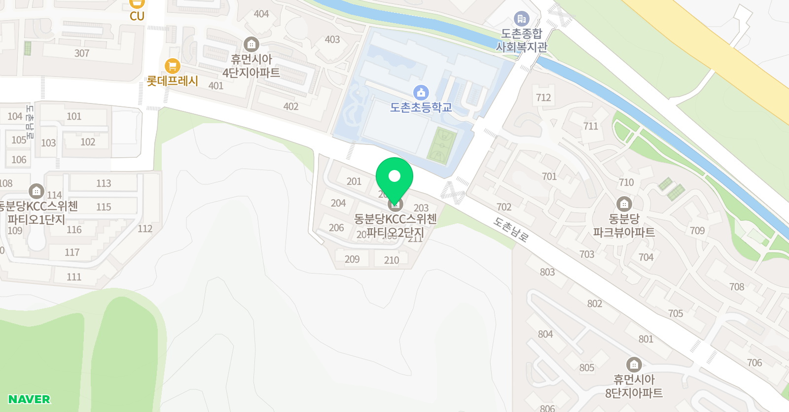 미래엔 영어수학 도촌학원 위치
