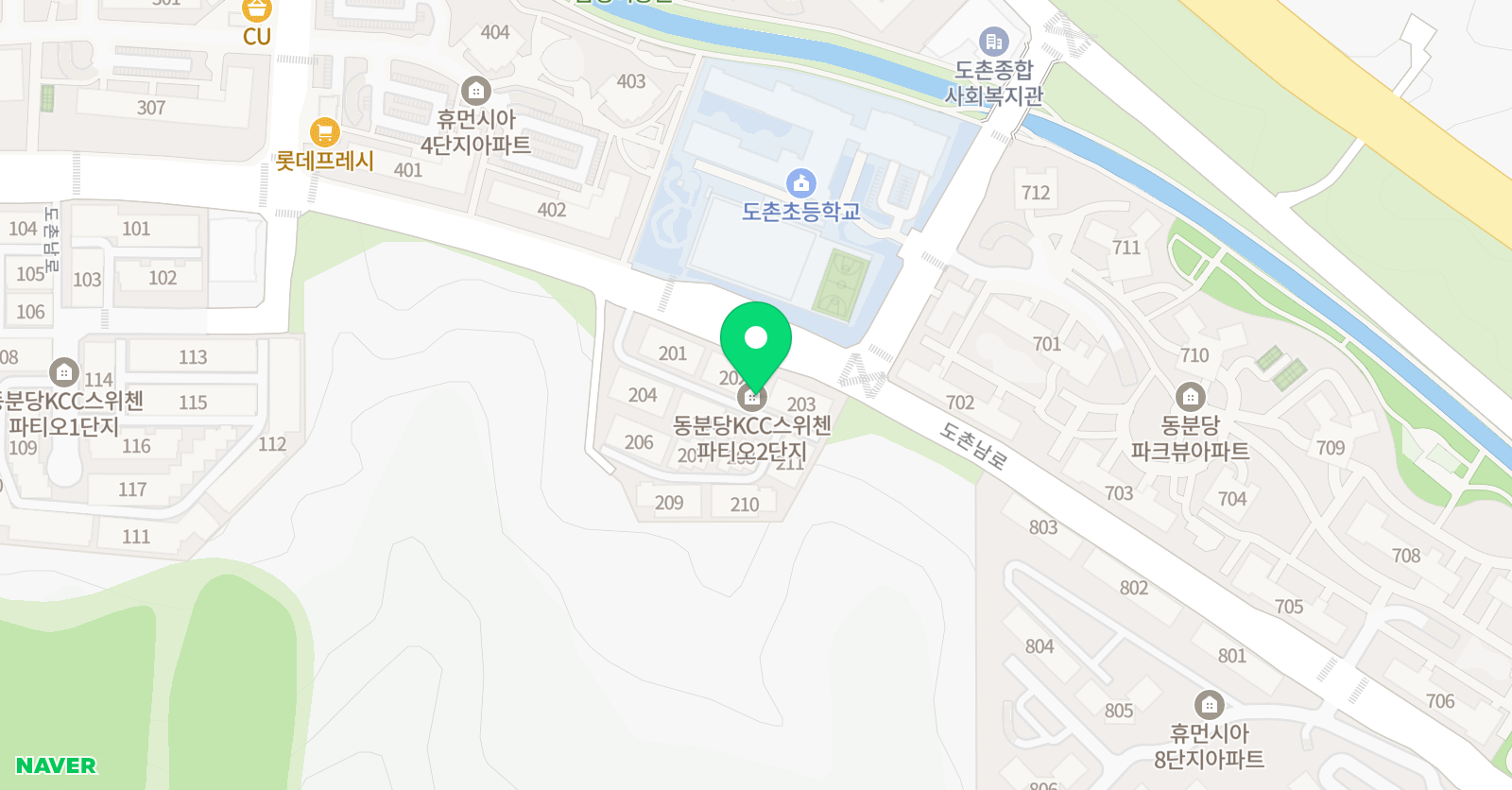 주발레아카데미 학원 성남 위치