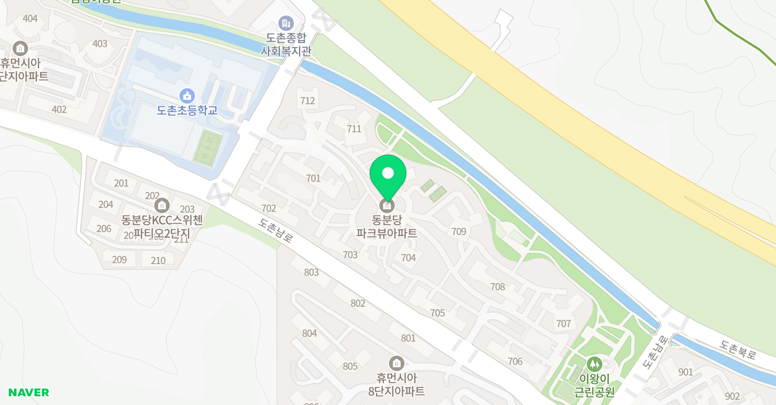 리드인 봄날국어독서 도촌초중점 위치