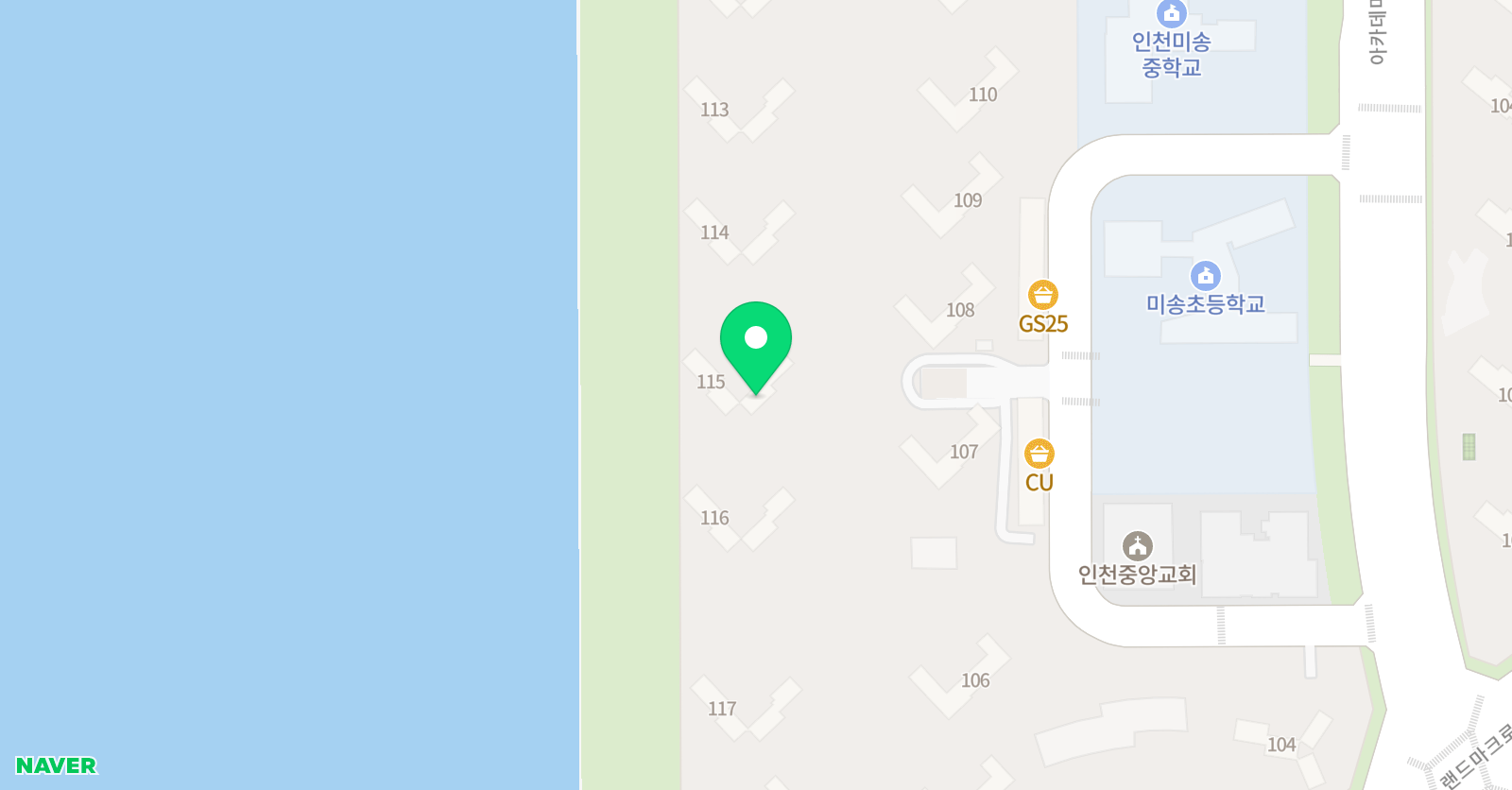 아트앤하트 송도마리나베이교육원 위치