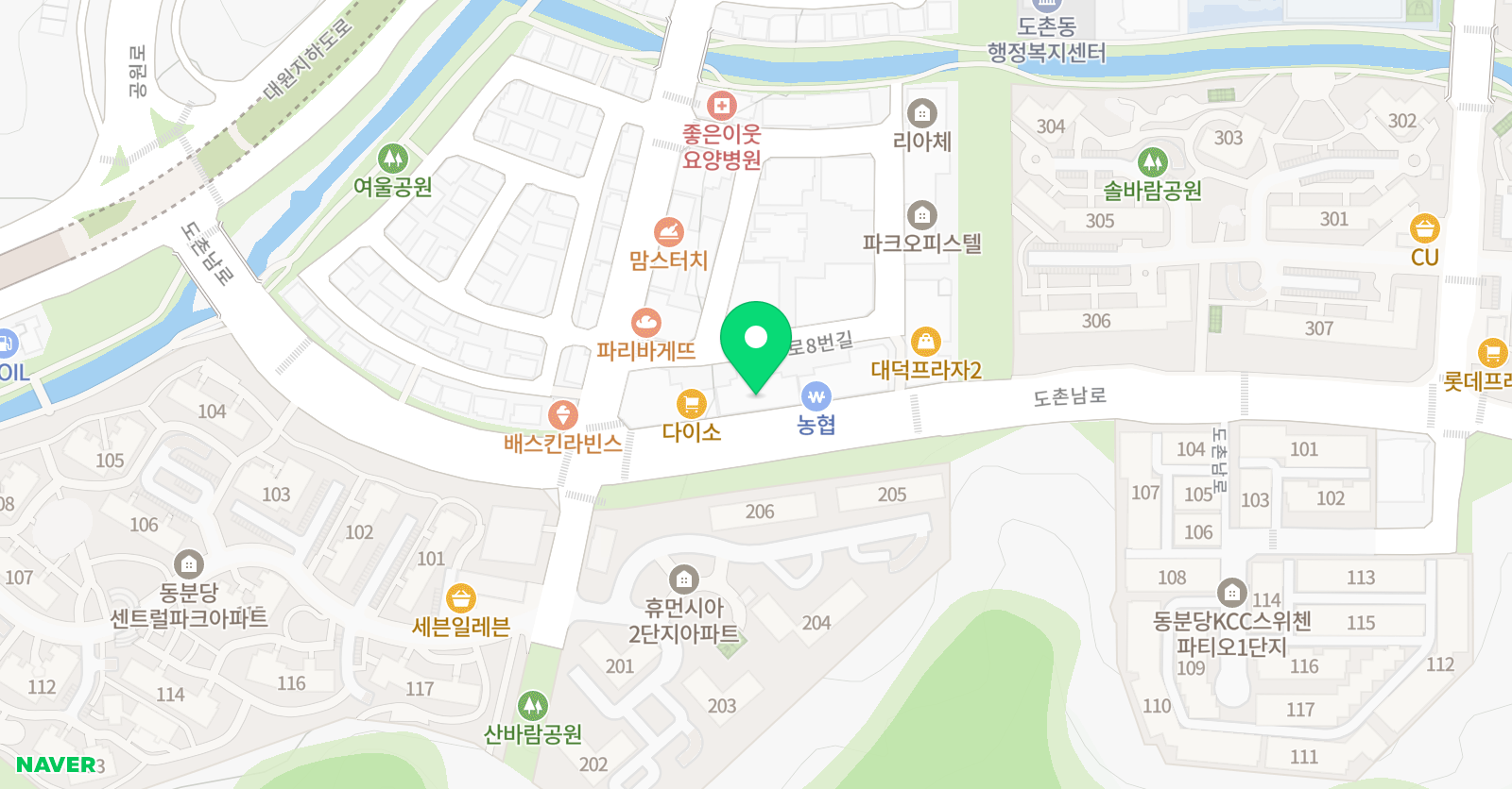 파머스 영어 도촌캠퍼스 위치