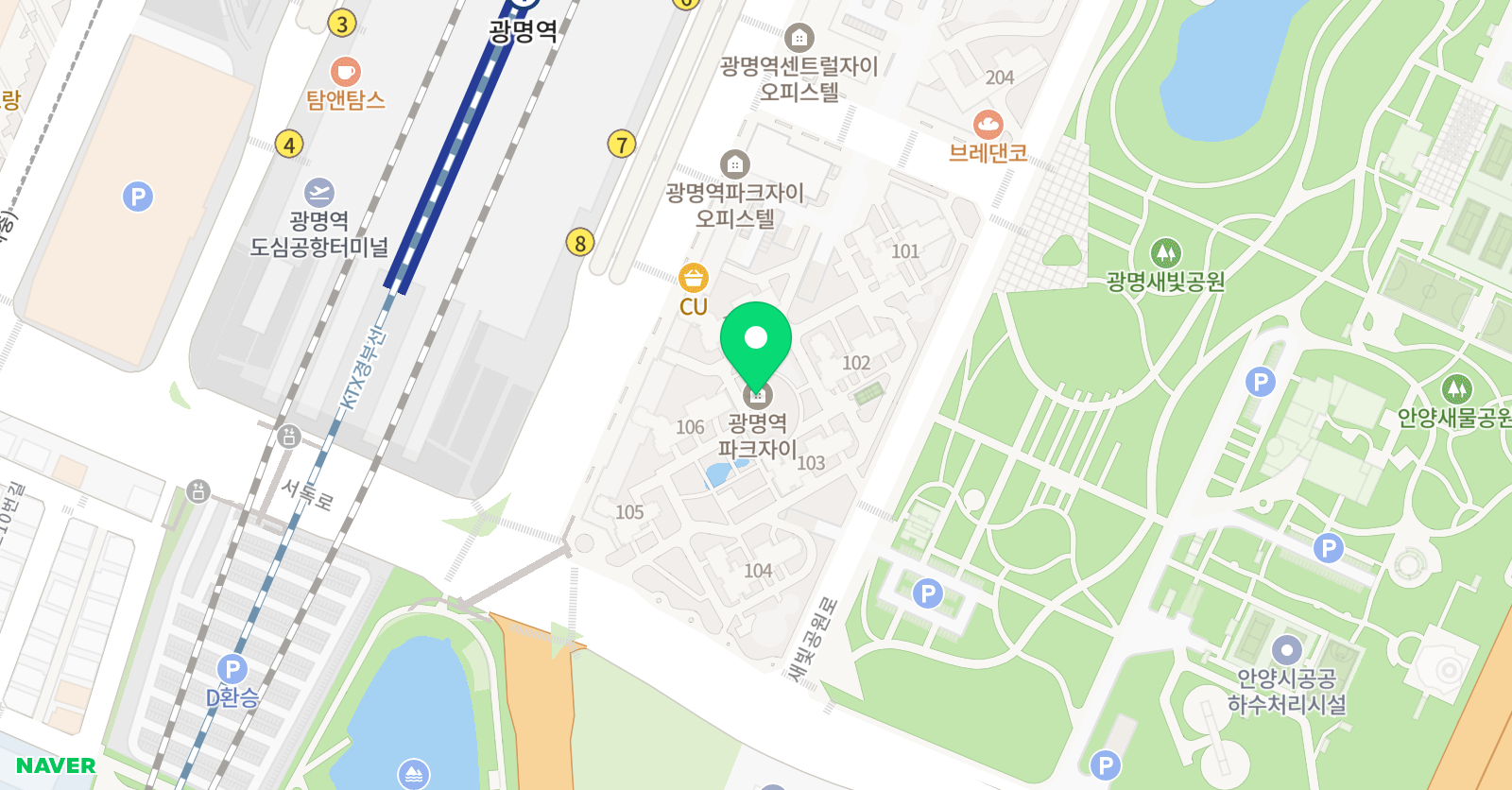 플레이팩토 파크자이교육원 위치