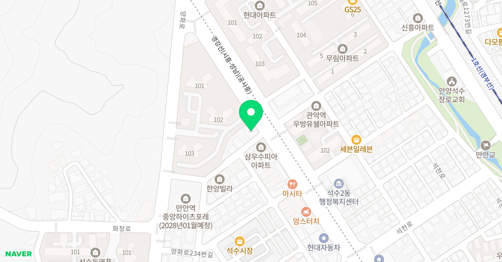 한국 파워점핑 줄넘기 화창점 위치