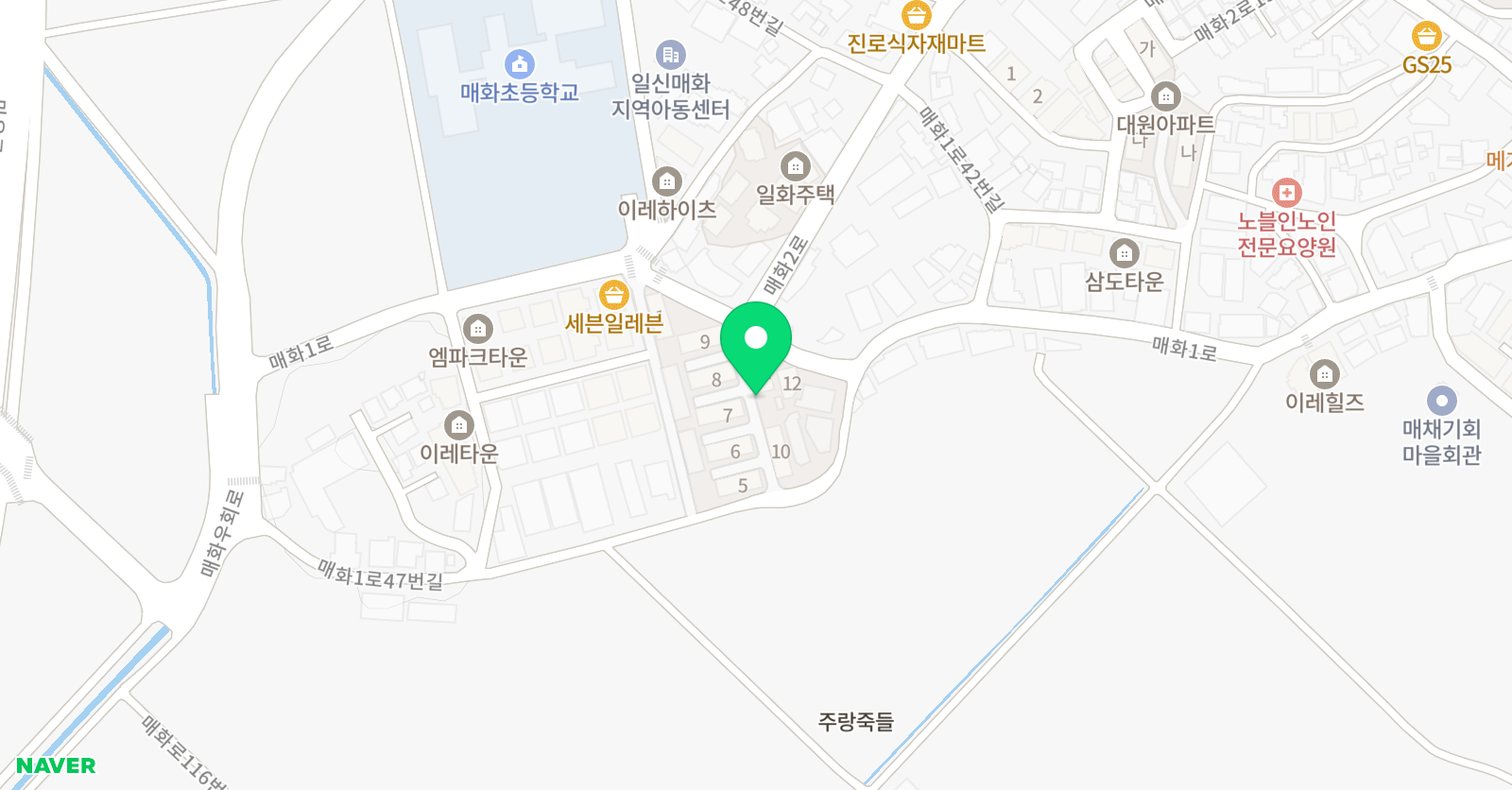 플라톤 러닝센터 매화공작교실 위치