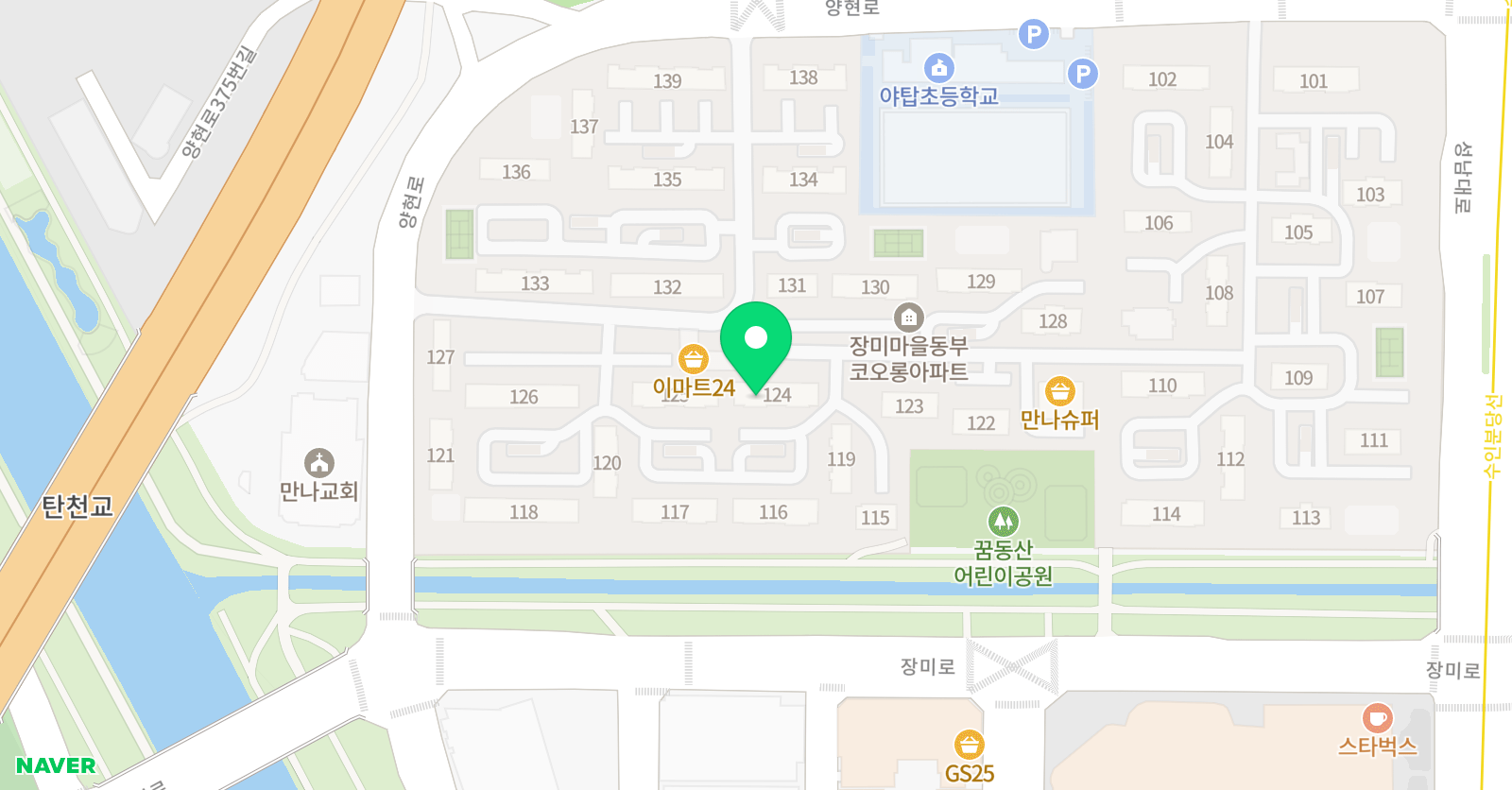 플레이팩토 야탑장미마을 위치