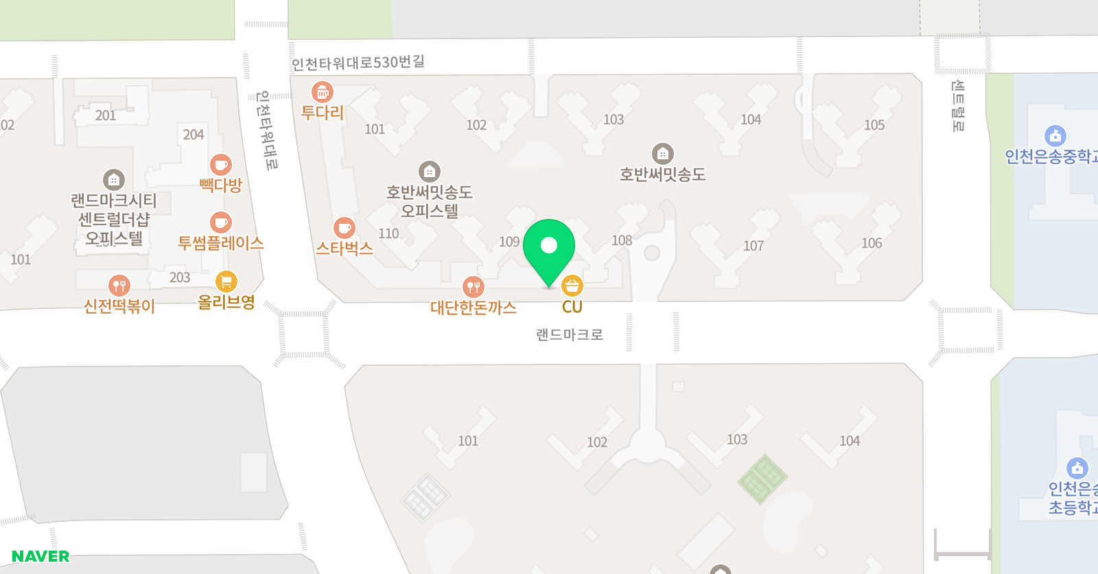 아트사파리 창의융합교육미술학원 호반써밋점 위치