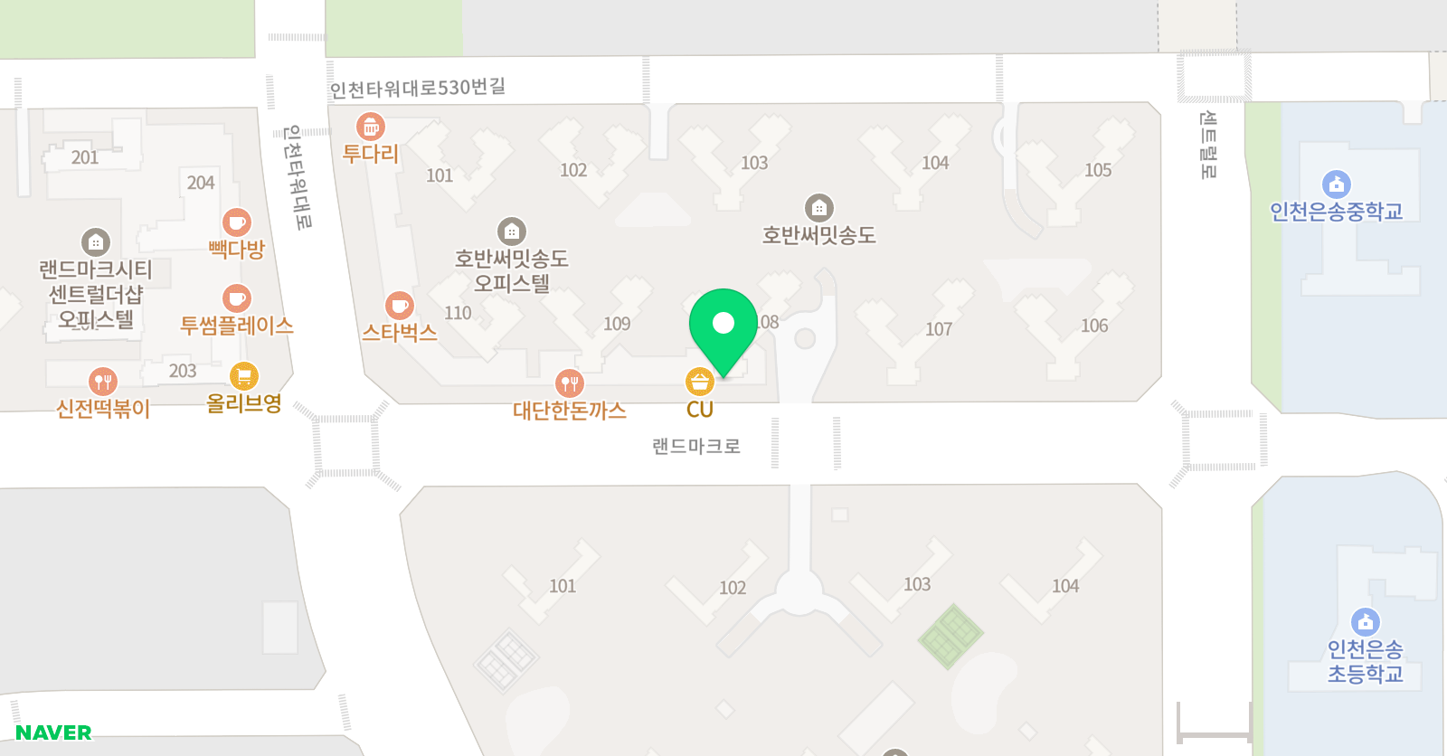 단국대석사 한태권도 위치