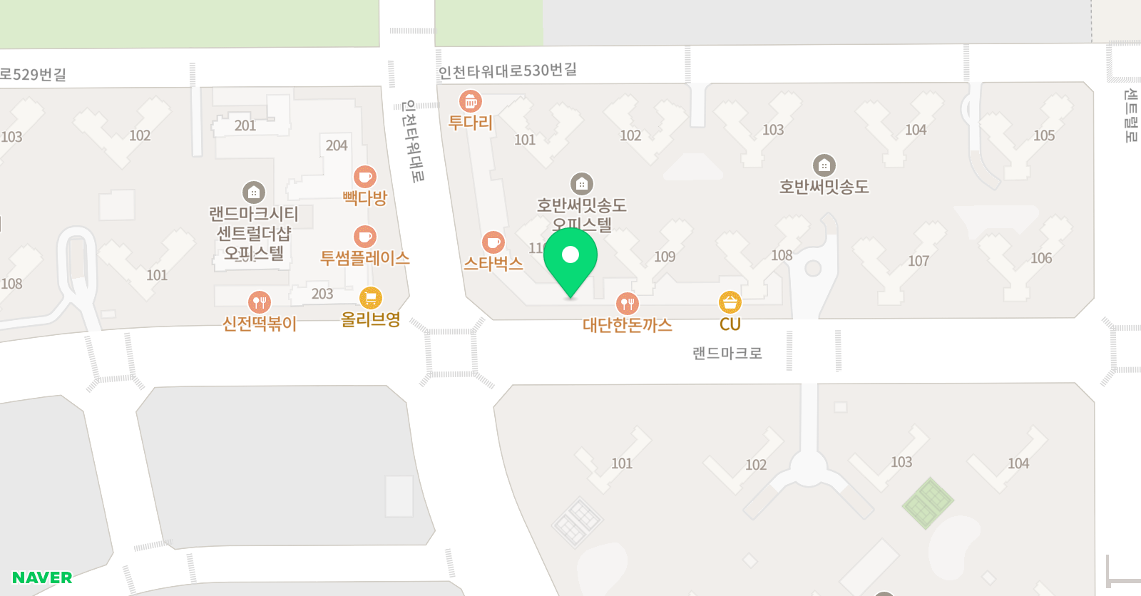 하이파이브 미술학원 2캠퍼스 위치