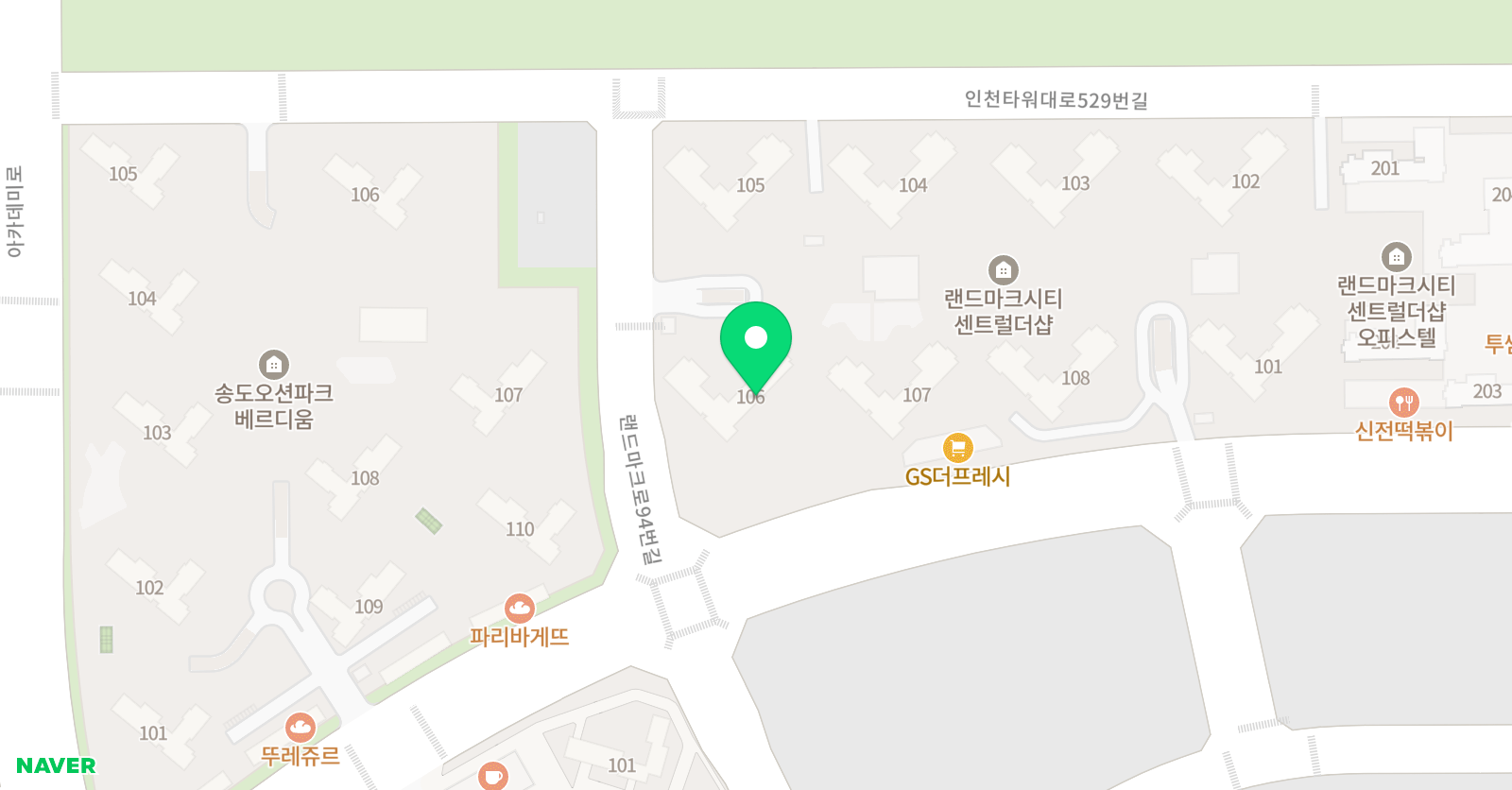 스마트해법 영어 송도랜시티점 위치