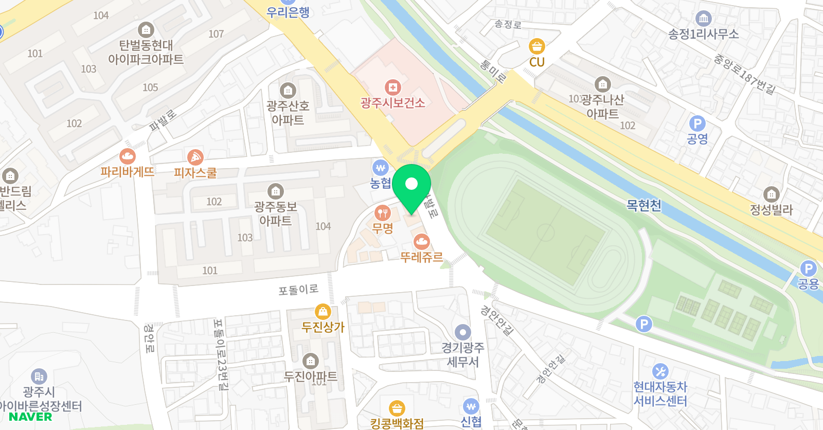 M&D 실용피아노학원 위치