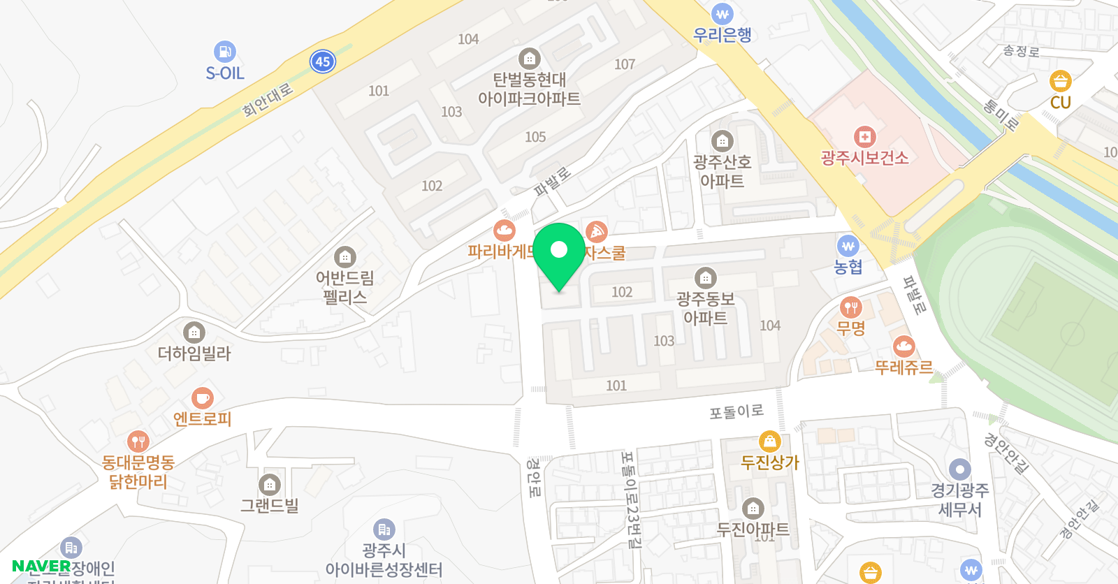 뜰샘 음악학원 위치