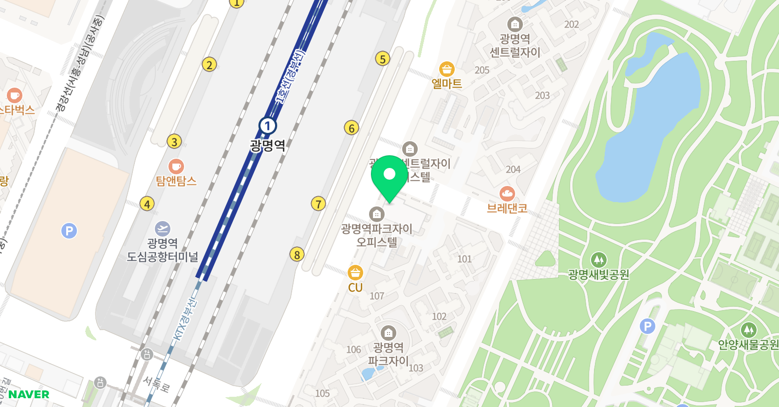루미에 음악학원 위치