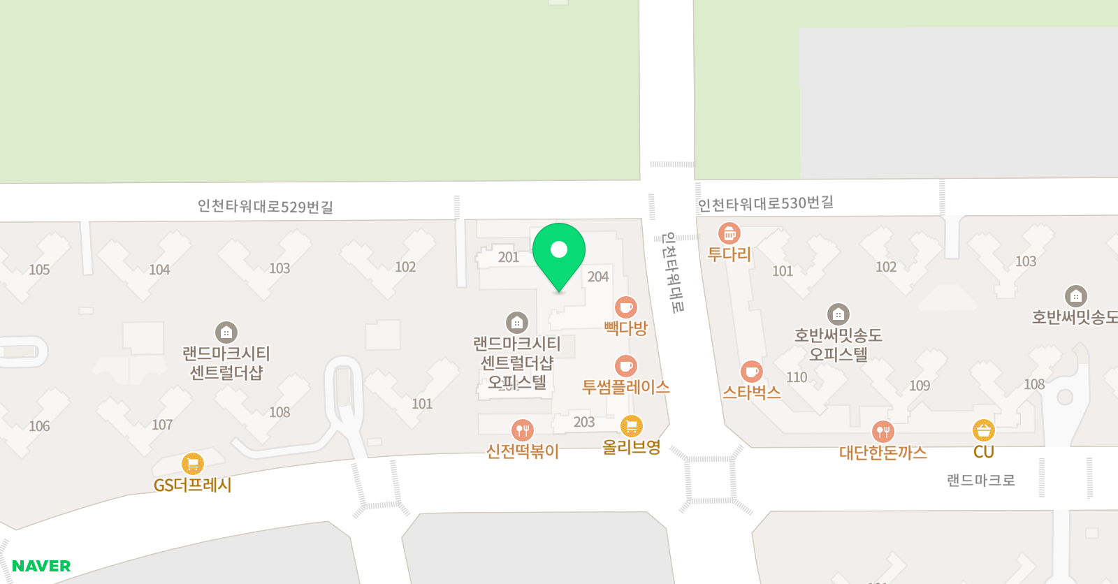 토론하는아이들 송도랜드마크시티GLE센터 위치