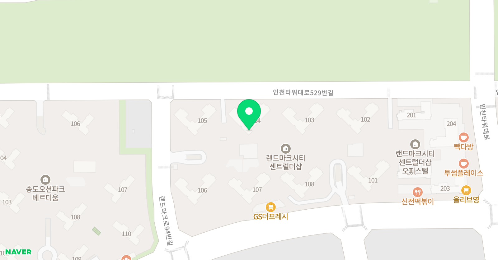 랜시티 플레이매쓰 위치