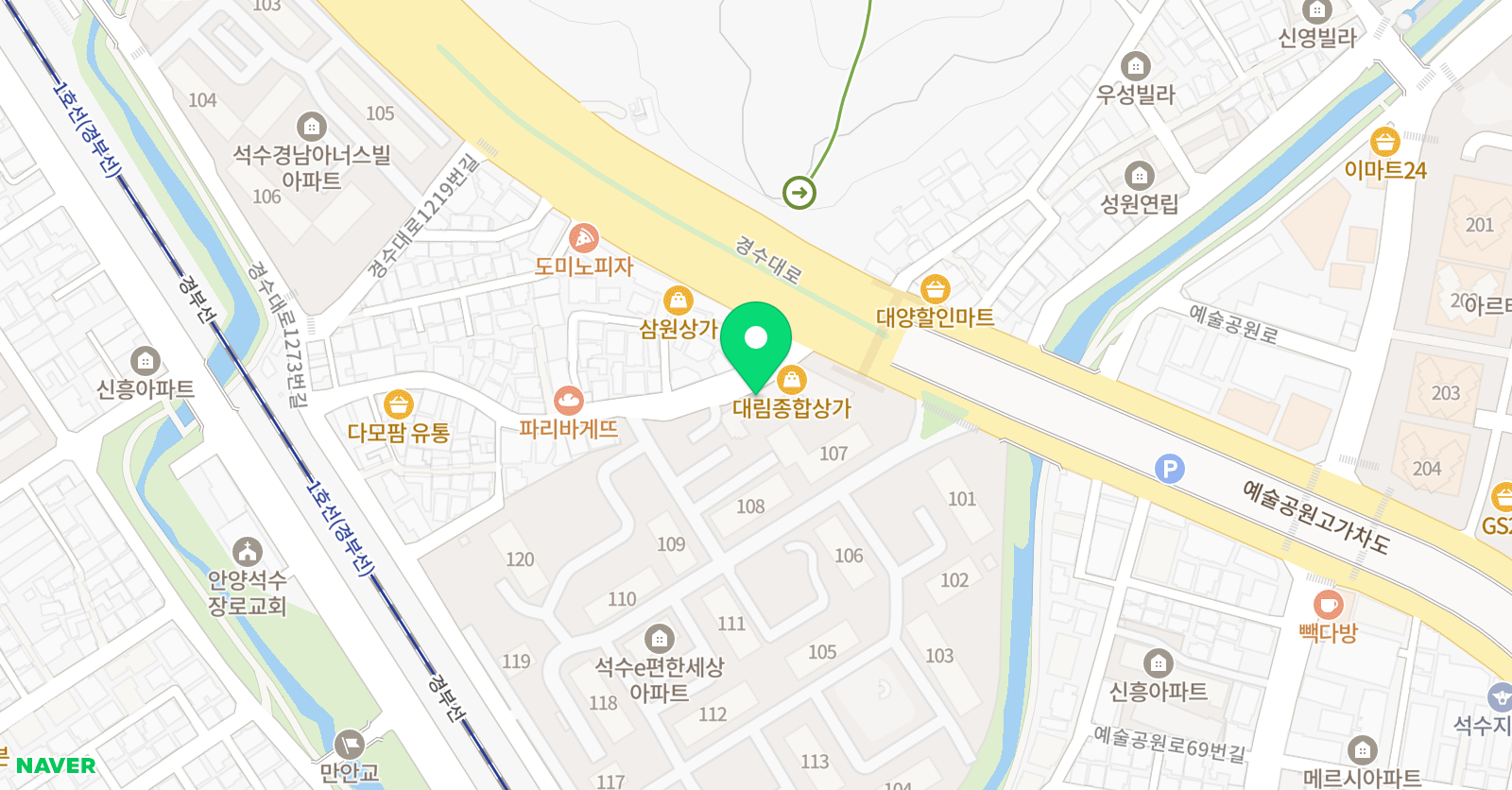 ABC 음악학원 위치