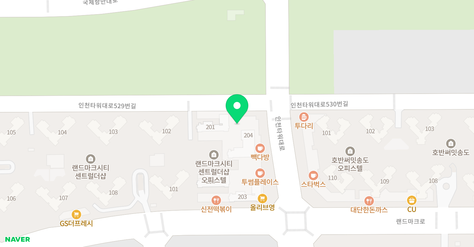 EiE 고려대 어학원 인천송도국제캠퍼스 위치