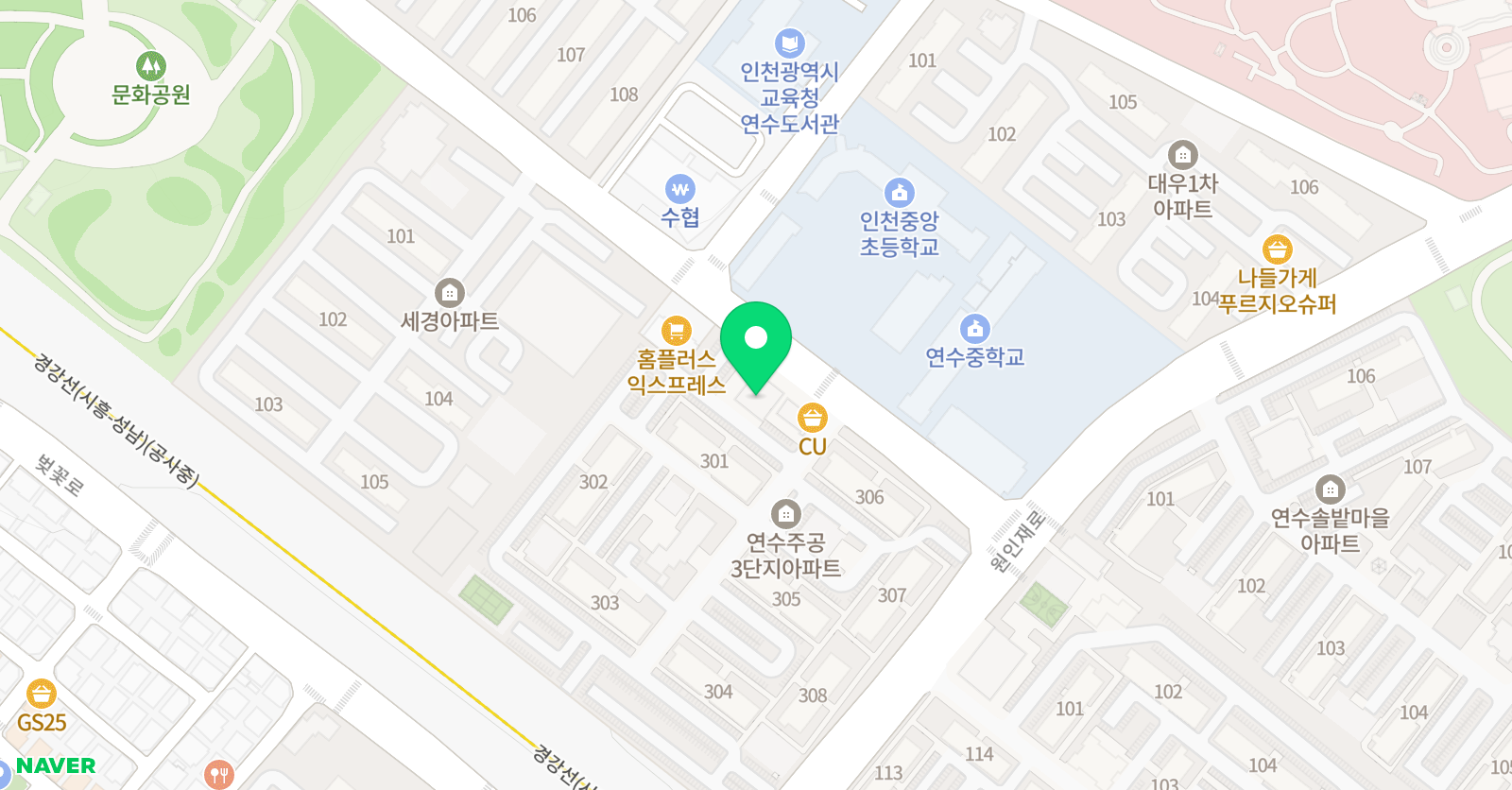 꿈꾸는 음악교습소 위치
