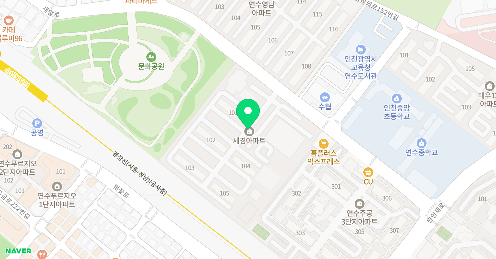 선명한 미술 위치