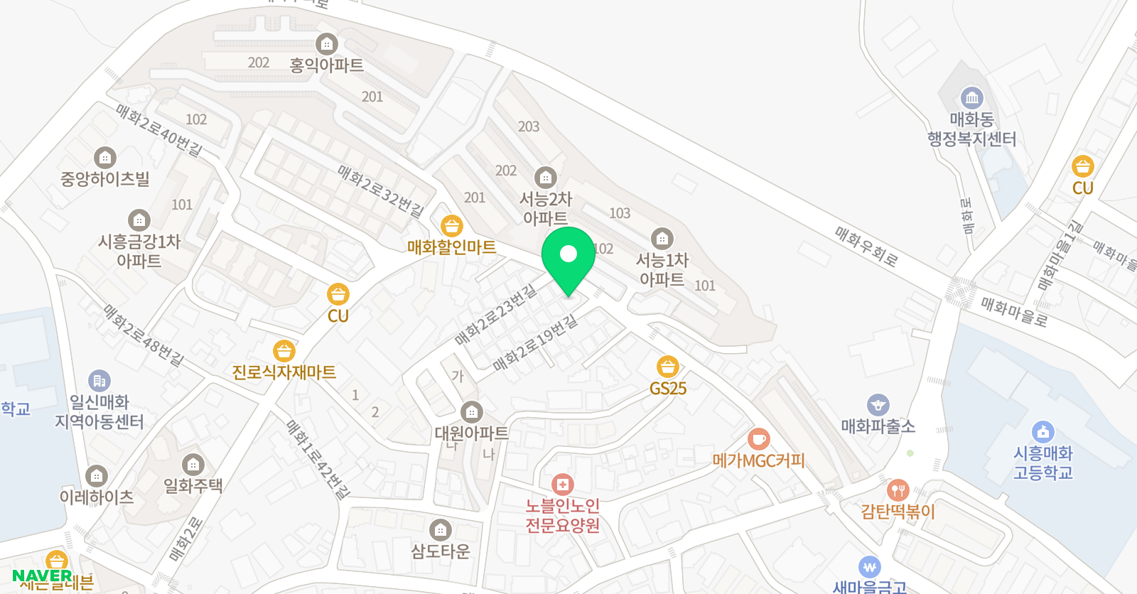 셀파 수학전문학원 위치