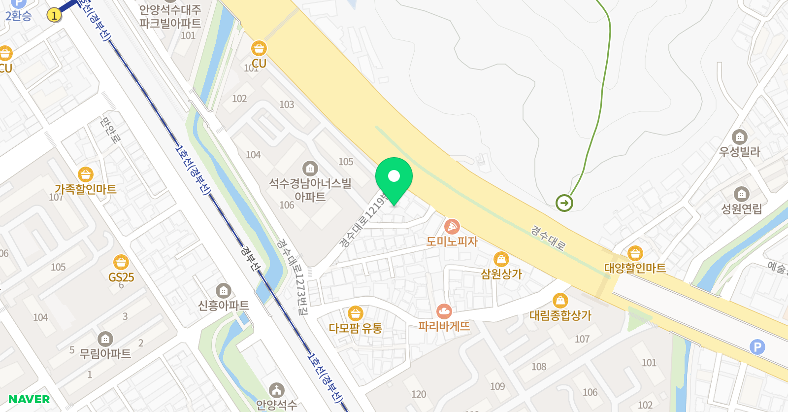 Y&L수학학원 위치