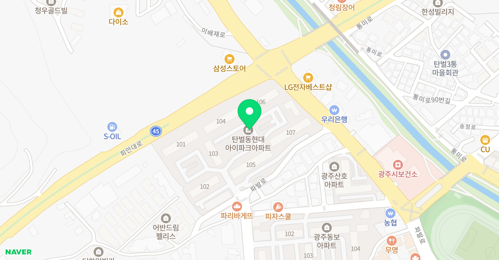 은 수학 위치