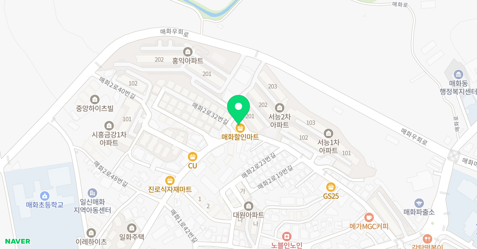 빨간펜 수학의달인 시흥매화점 위치